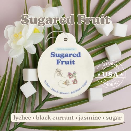 Image of Happy Wax Odor Eliminating Car Charms 4-Pack - Includes: Blooming Vanilla, Golden Citrus, Sugared Fruit, Teakwood Trails