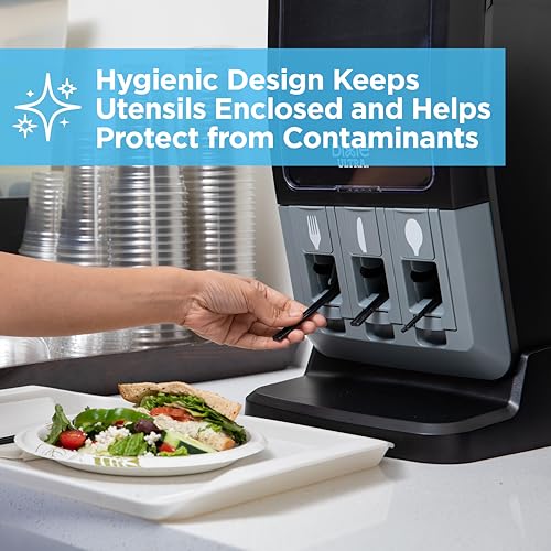 Image of Dixie Ultra DUSSF5 Polystyrene Fork Refill, Black, 960 /Carton