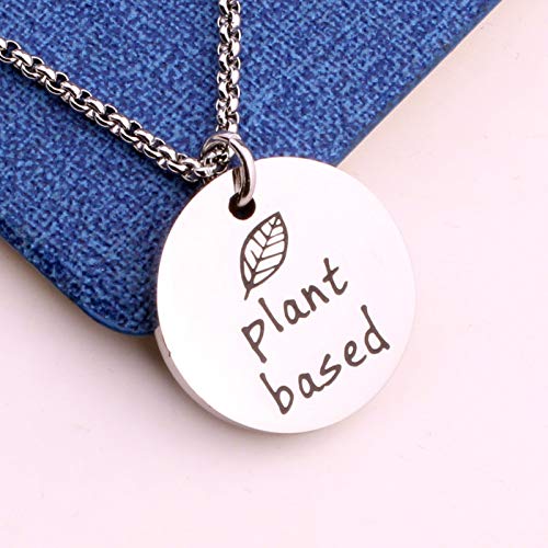Image of Plant Based Vegan Charm Bracelet Vegetarian Jewelry Vegan Gift