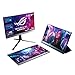 Produktbild ASUS ROG XG17AHPE 43,94 cm (17,3 Zoll) tragbarer Gaming Monitor (Full HD, 240Hz, integrierter Akku, Adaptive-Sync, USB-C, Micro-HDMI),Schwarz