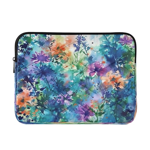 Funda para portátil 13-14 pulgadas impermeable con flores