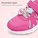 Stelle Kids Shoes Boys Girls Running Sneakers Athletic Lightweight Breathable Non Slip Walking Tennis Shoes for Toddler/Little Kid/Big Kid（Fuchsia，9MT）