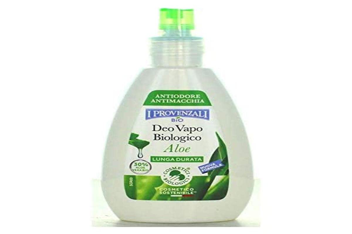 I ProvenzaliAloe Deo Vapo Biologico 75 ml, made in Italy, 2.5 Fl Oz (Pack of 1), Bianco