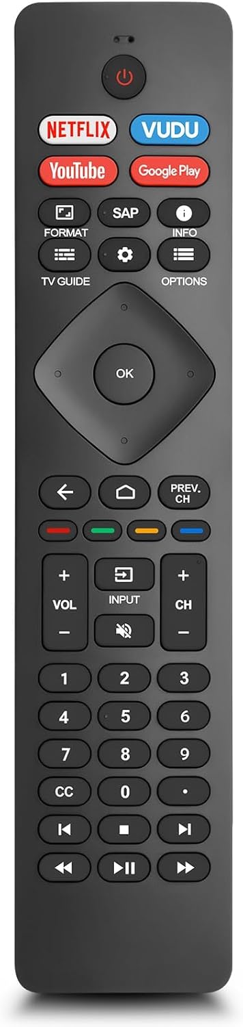 Replacement for Philips Smart TV Remote Control,Universal for Philips 4K UHD Android Smart TVs for philips remote