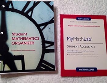 Unknown Binding Student Mathematics Organizer with MyMathLab student access kit Book