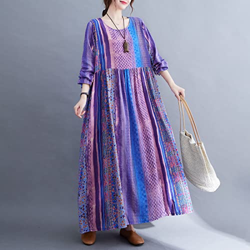 Versear Maxi Abiti da Donna a Maniche Lunghe con