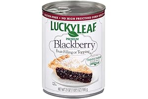 Lucky Leaf Premium Blackberry Pie Filling or Topping 21 oz pack of 4