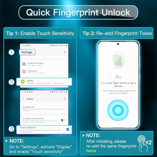 Image of SHILD - (Pack 2 Perfect - Fits Design Tempered Glass For Samsung S25 | Tempered Glass Screen Protector For Galaxy S25 - HD /Anti Scratch /Fingerprint Working