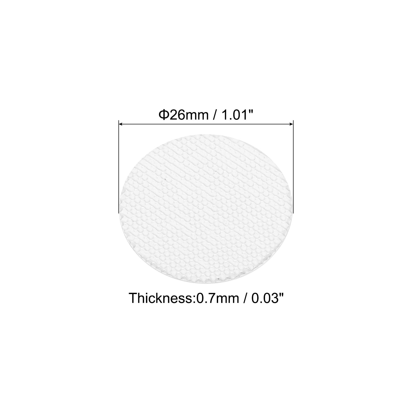 PATIKIL 26mm/1.01" Aluminum Foil Cap Liner, 100Pcs Resistant Tamper Induction Heat Sealer Sealing Liners for Glass Bottle Jar Lid - Image 2
