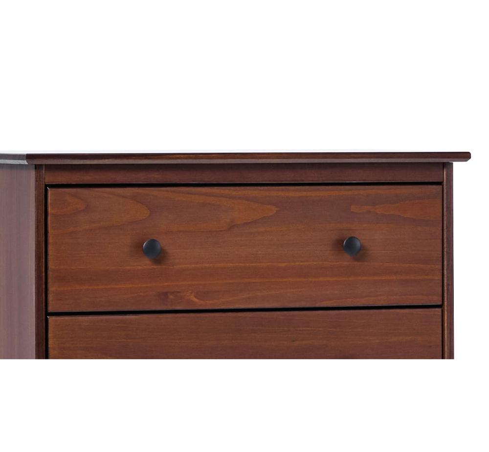 mixed material 4 drawer dresser medium brown room essentials LINQ 5