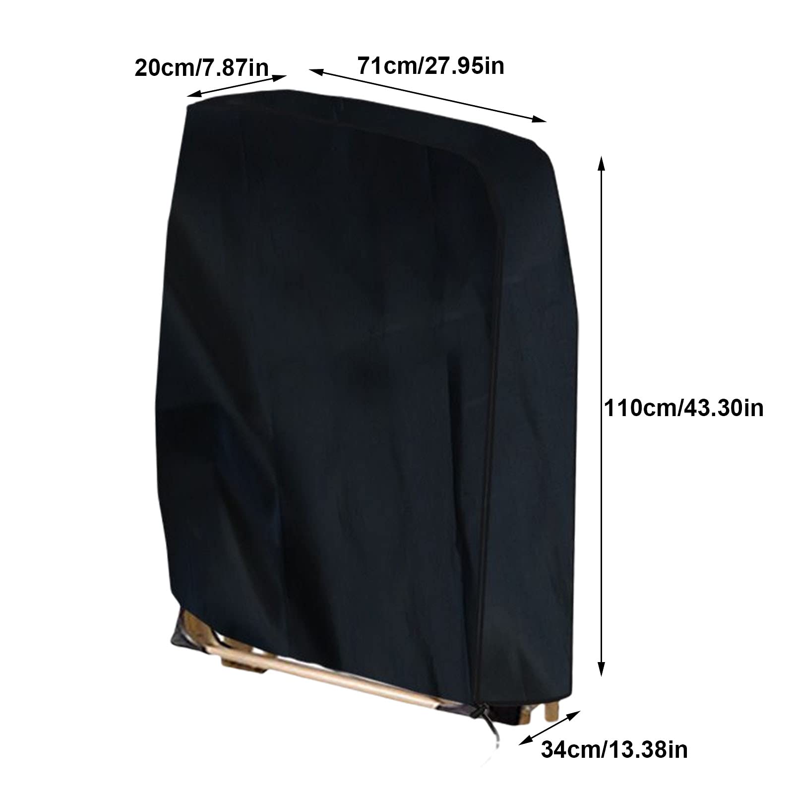 BUYTER Folding Reclining Chair Cover Outdoor Dustproof Chair Protector