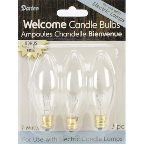 Darice Welcome Candle Bulbs, 3-Pack Cover