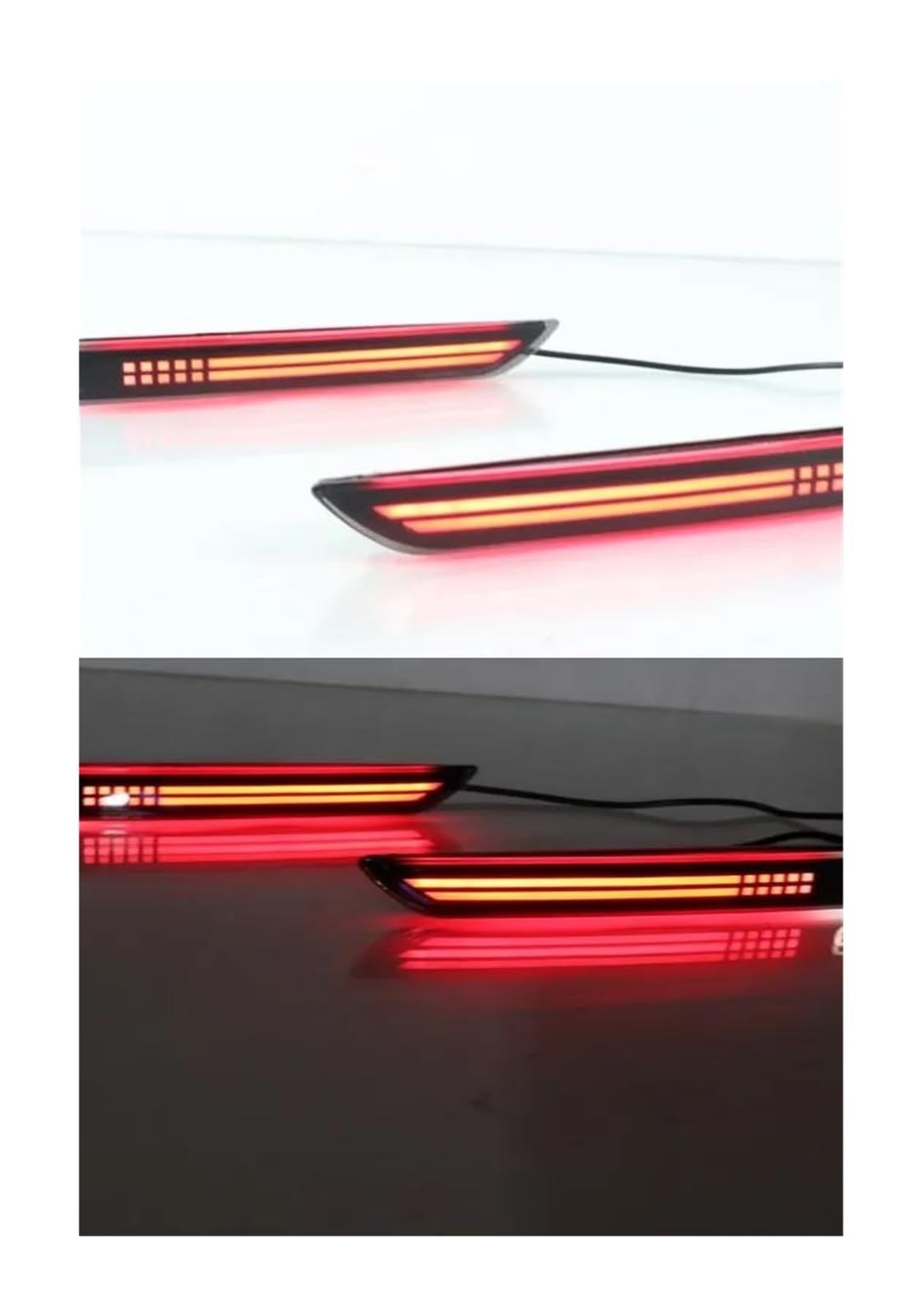 Luce Stop Custodia luci stop a LED per Mazda Luce stop+Luce marcia notturna DRL+Indicatori direzione gialli a forma streamer Avvia scansione