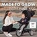 Bentley Kids Trike, All Terrain Toddler Bike 6-in-1, Officially Licensed & Designed by Bentley Motors UK, Baby Tricycle is a Compelling Statement of Performance & Luxury, Onyx Black (6m-5y+)