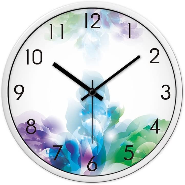 Horloge murale à quartz silencieuse de 30-35 cm pour chambre et maison