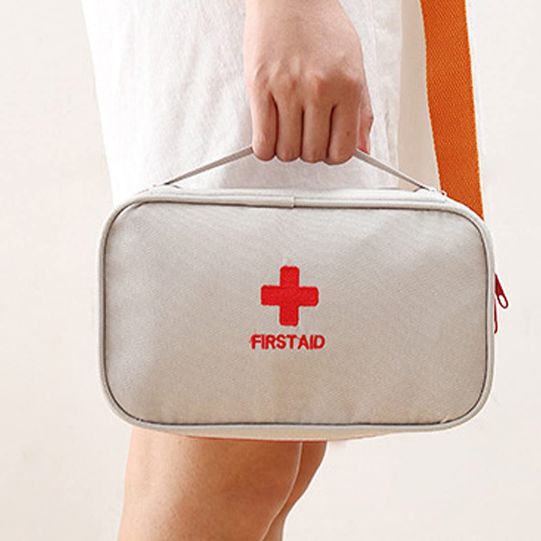 Portable Family First Aid Bag Large Medicine Storage Bag Emergency Medical Organizer Box First Aid Knit for Home