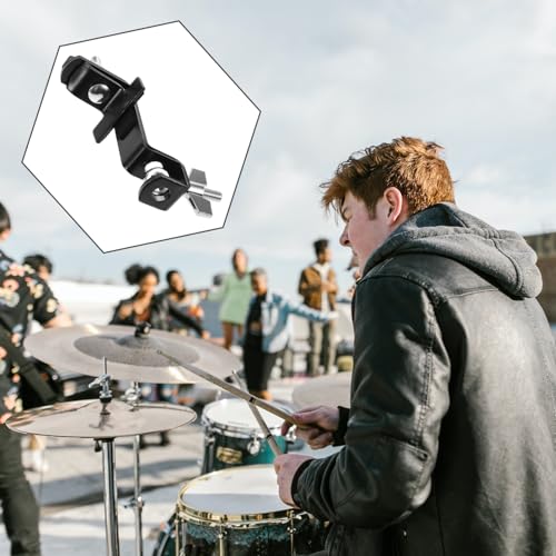 Clamp Ajustable para Soporte de Cowbell para Kit de Batería con Clip de Expansión Estable Acabado Suave Fácil Instalación y Alta Fuerza de Sujeción para Instrumentos de Percusión miniatura 3