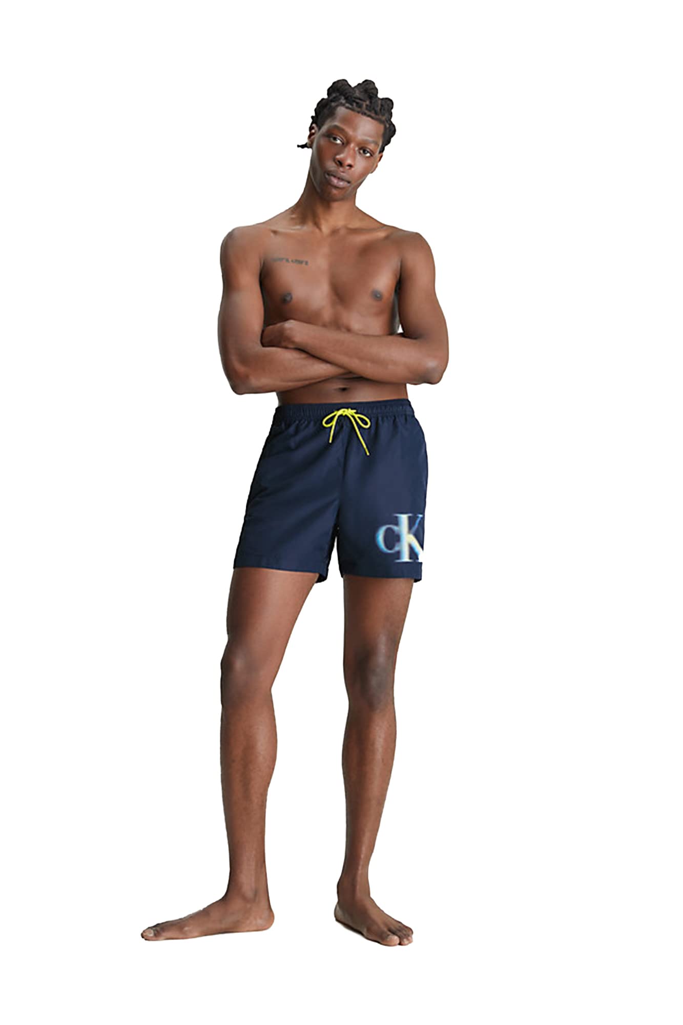 Calvin Klein Hombre ba�Ador Bermuda Black