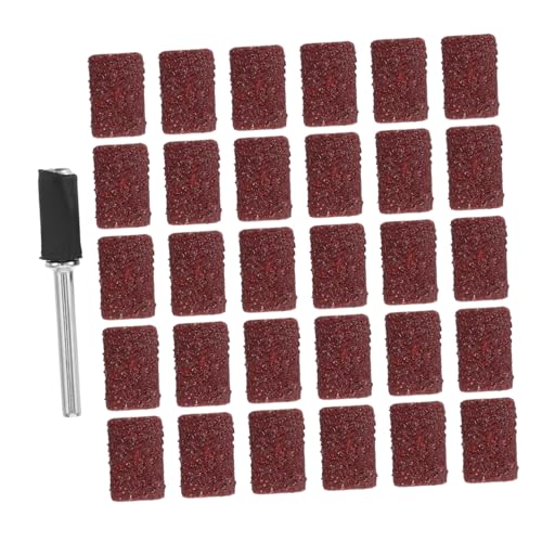 jojofuny 1 Juego De Bandas De Papel De Lija Para Tambor De Lijado Repuestos Para Tambor De Lijado Bandas De Papel De Lija Manguitos Con Biela Para Lijadora De Tambor Kit De Tambor De