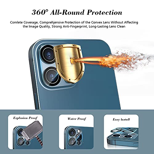 Imluckies Camera Lens Protector For 6.7 Inch Iphone 12 Pro Max Tempered Glass thumb #4