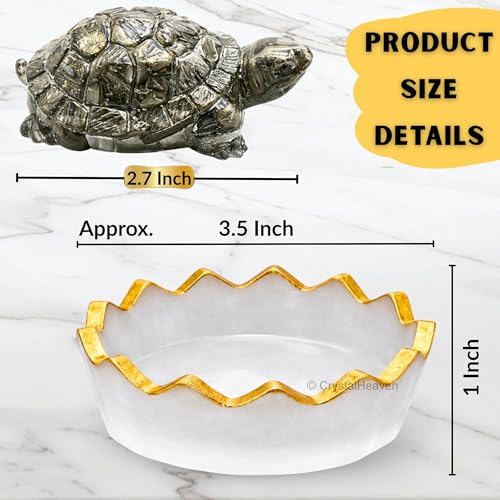 Image of Pyrite Tortoise Original Certified - Pyrite Turtle Energy Symbol