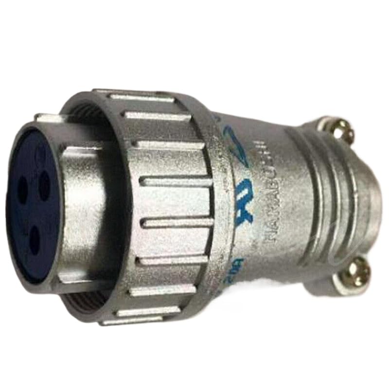 Conector hembra NET-243-PF de un polo para cables de audio y conexiones fijas