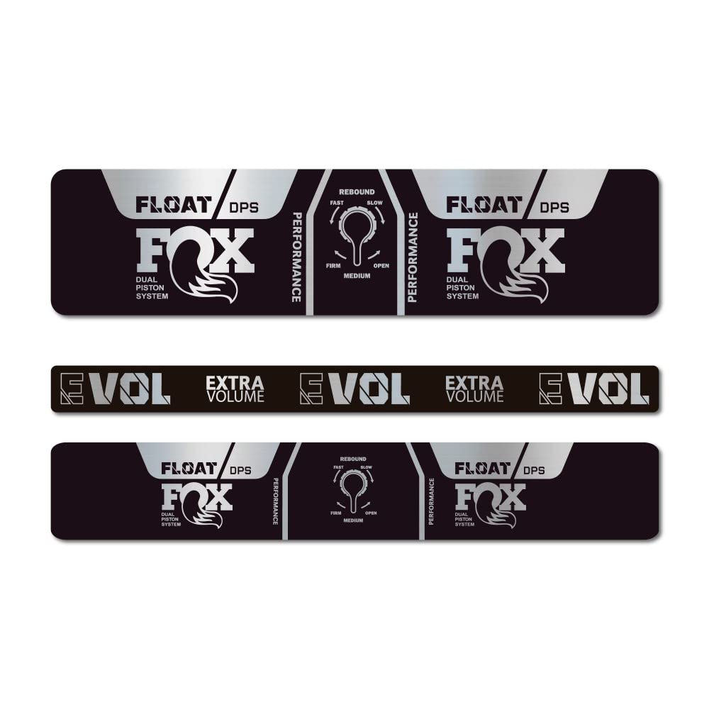 STAR SAM Stickers Compatible with Fox Float Performance DPS EVOL 2021 Chrome Mirror 1 cm
