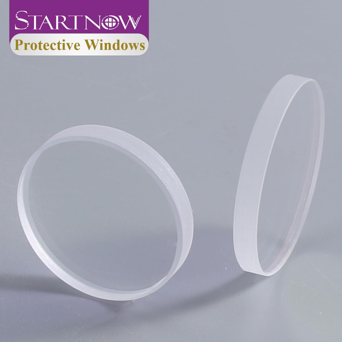 Startnow Protezione laser per finestra, corpo in silice fusa dia.30x3 30x5mm 34x5 8KW lente per WSX 1064nm HSG fibra Penta Laser Cutting Head Protective Lens (30 x 2 mm, 10 pezzi)