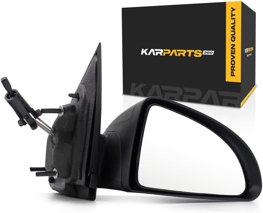 For Chevy Cobalt 2005-2010 Door Mirror Passenger Side | Manual | Remote | Coupe | Textured | Replacement For 15943864 | GM1321309