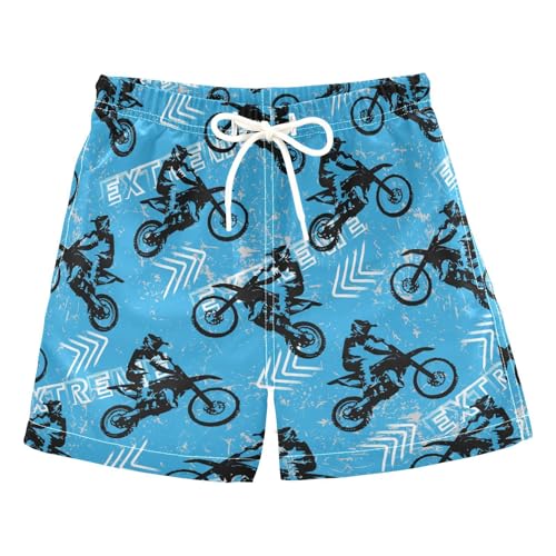 susiyo Boys Swim Trunks Sport Motocross Toddler Swim Shorts Quick Dry Beach Board Shorts Little Boy Bathing Suits Swimwear