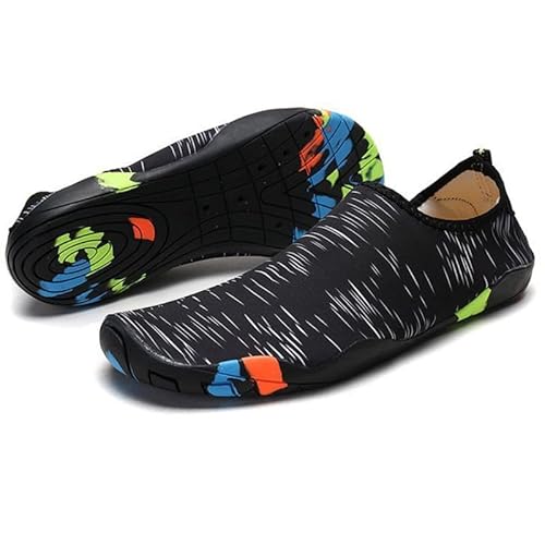 ウォーターシューズ マリンシューズ 水陸両用 超軽量 速乾 アクアシューズ ビーチシューズ 通気 滑り止め マリンスポーツ用 メンズ シュノーケリング レディース 大人 ヨガ サーフィン 水上バイク ブラック 35