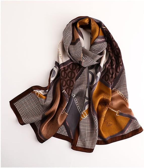 MEISEE 100% Mulberry Silk Long Scarf for Women Large Oblong Sunscreen Shawls Wraps Neck Headscarf Hair Wraps Gift Packed - Image 6