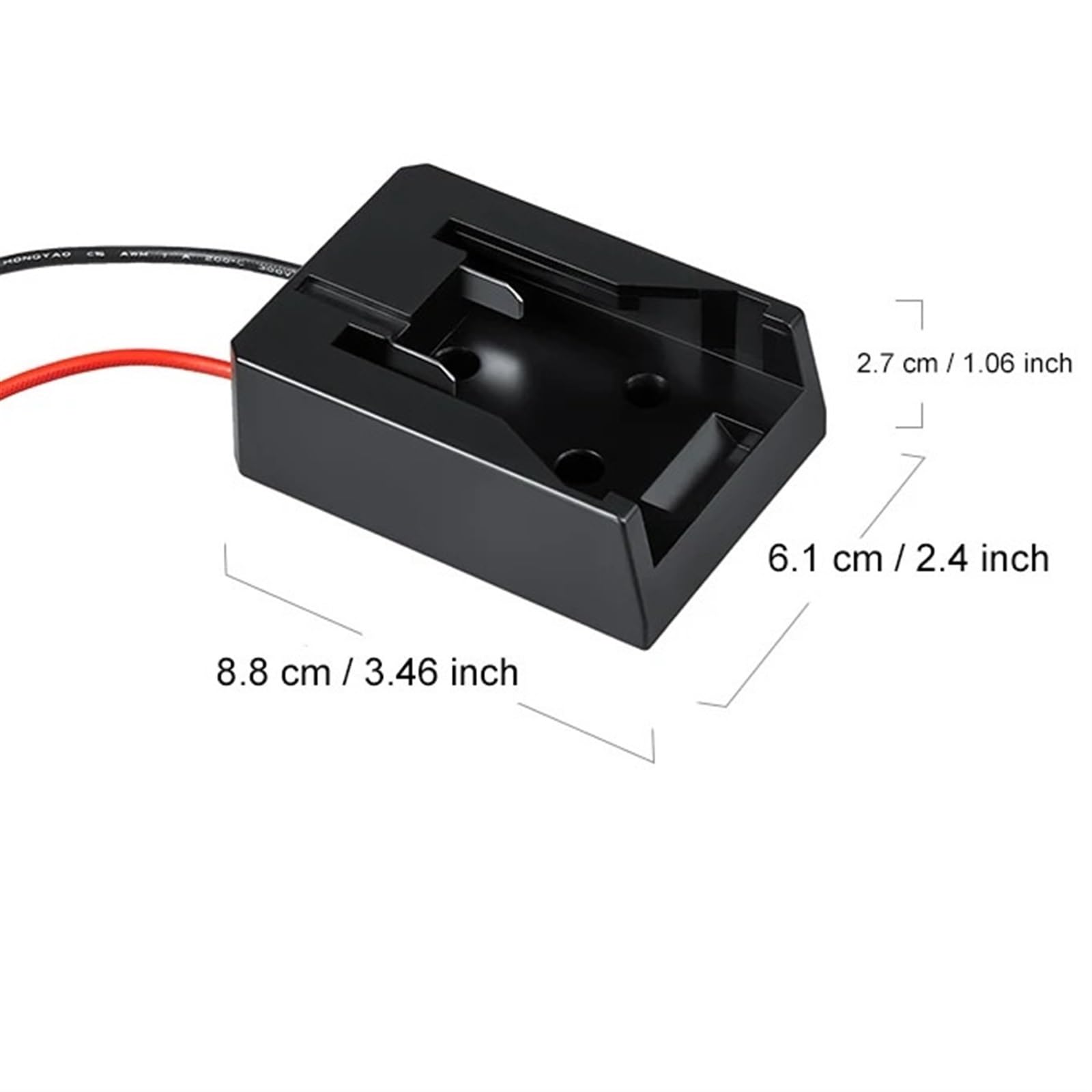 Adaptador Convertidor De Batería Externa Apto For Batería De 18 V, Caja De Herramientas Eléctricas For Bricolaje, Accesorios Eléctricos(3 PCS)