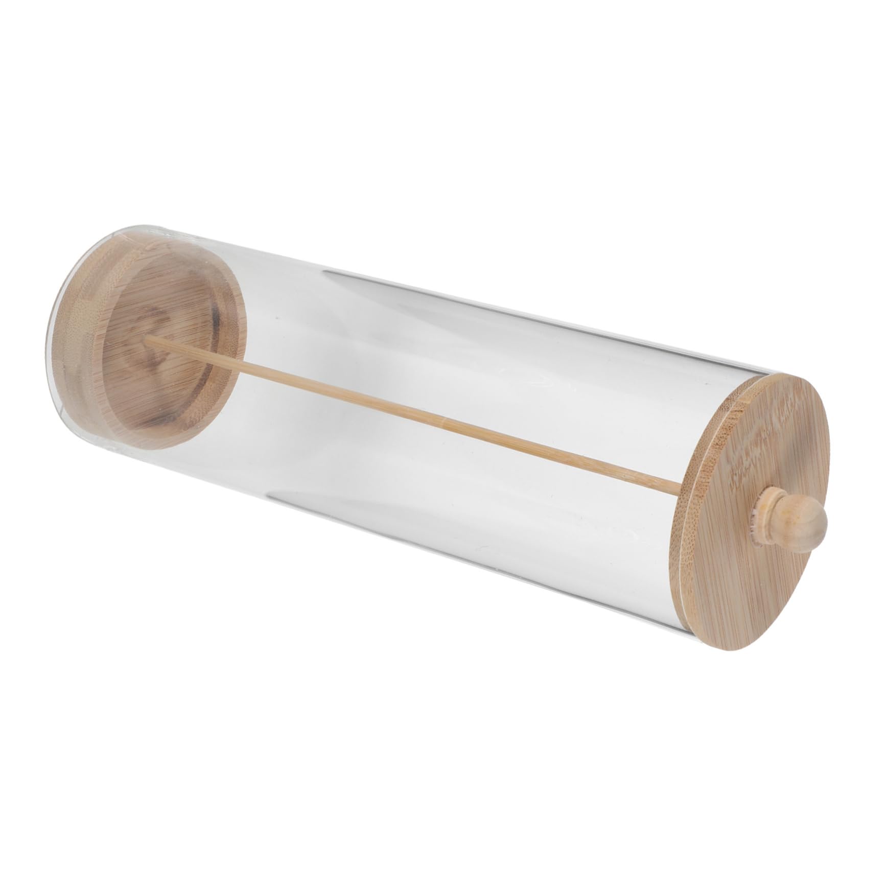 IWOWHERO Transparent Straw Dispenser with Lid Multi Purpose Storage Organizer for Countertop Office and Home Efficient Desktop Organizer for Clear Drinking Straws