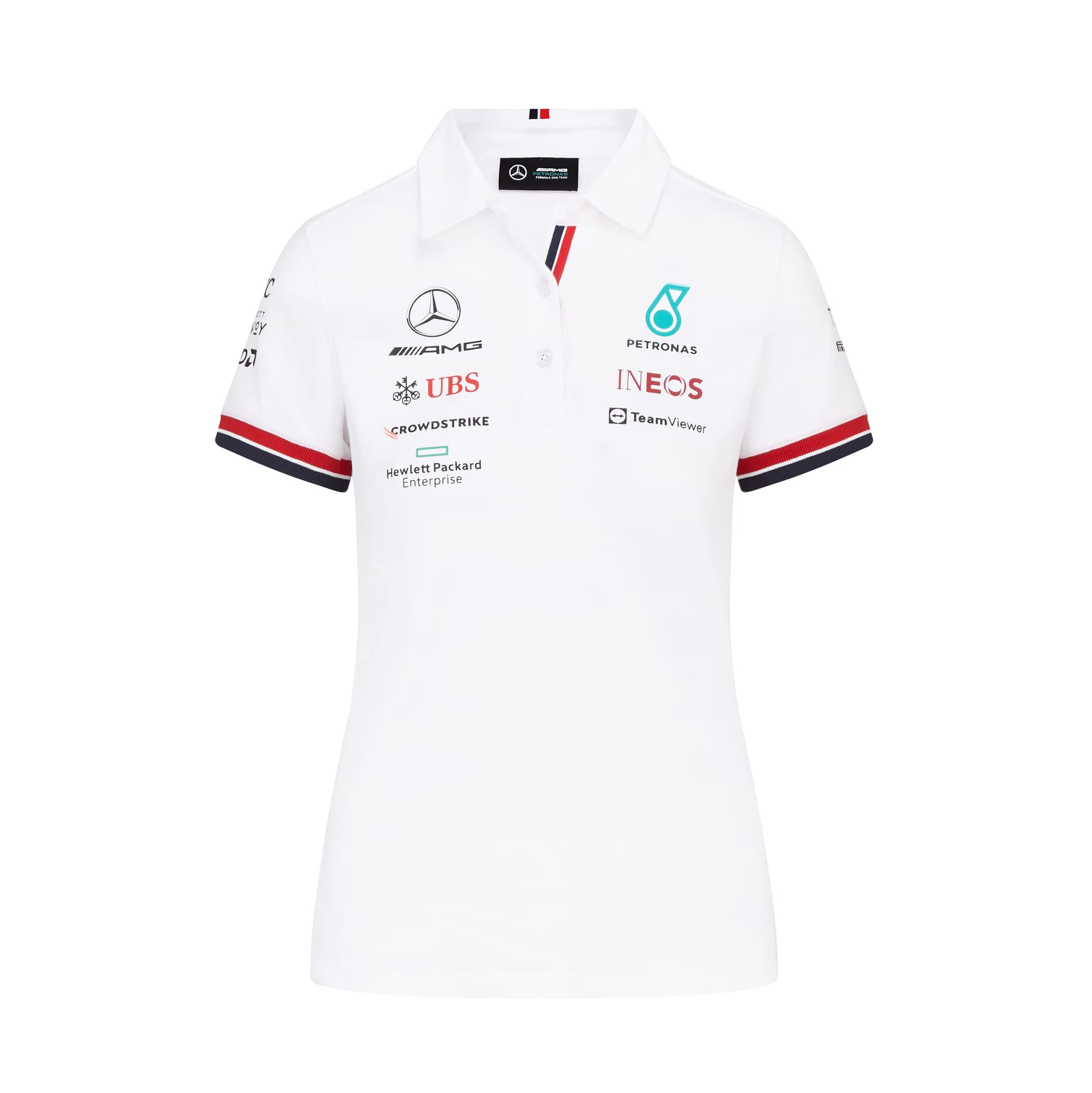 Mercedes AMG Petronas F1 Team Polo Shirt Black 2022