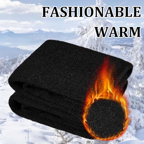 Plus Size Women's Thigh High Socks for Thick Thighs - Fuzzy Over the Knee Socks Winter Fleece Leg Warmers4