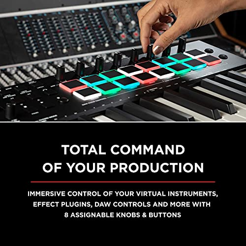 M-Audio Oxygen Pro 25 – 25 Key Usb Midi Keyboard Controller With Beat Pads, Midi Assignable Knobs & Buttons And Software Suite Included (Renewed) #TOP2