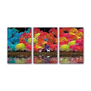 Berg Bos Bomen Landschap Canvas Schilderijen voor Prints Wall Art Poster Woonkamer Slaapkamer Home Decor Foto 40×50 cm x…