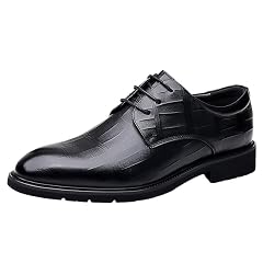 Lightweight Dress Shoes Mens Wedding Formal Modern Pointed Toe Summer Lace Up Party and Wedding Oxford Shoes
