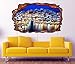 Produktbild 3D Wandtattoo Kreta Griechenland blau Paradies selbstklebend Wandbild Tattoo Wohnzimmer Wand Aufkleber 11L2289, Wandbild Größe F:ca. 162cmx97cm