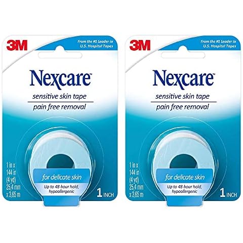 3M Nexcre Sens Skin Tape Size 3M Nexcare Sensitive Skin Tape 1Inx4Yds (Pack Of 2) Cover