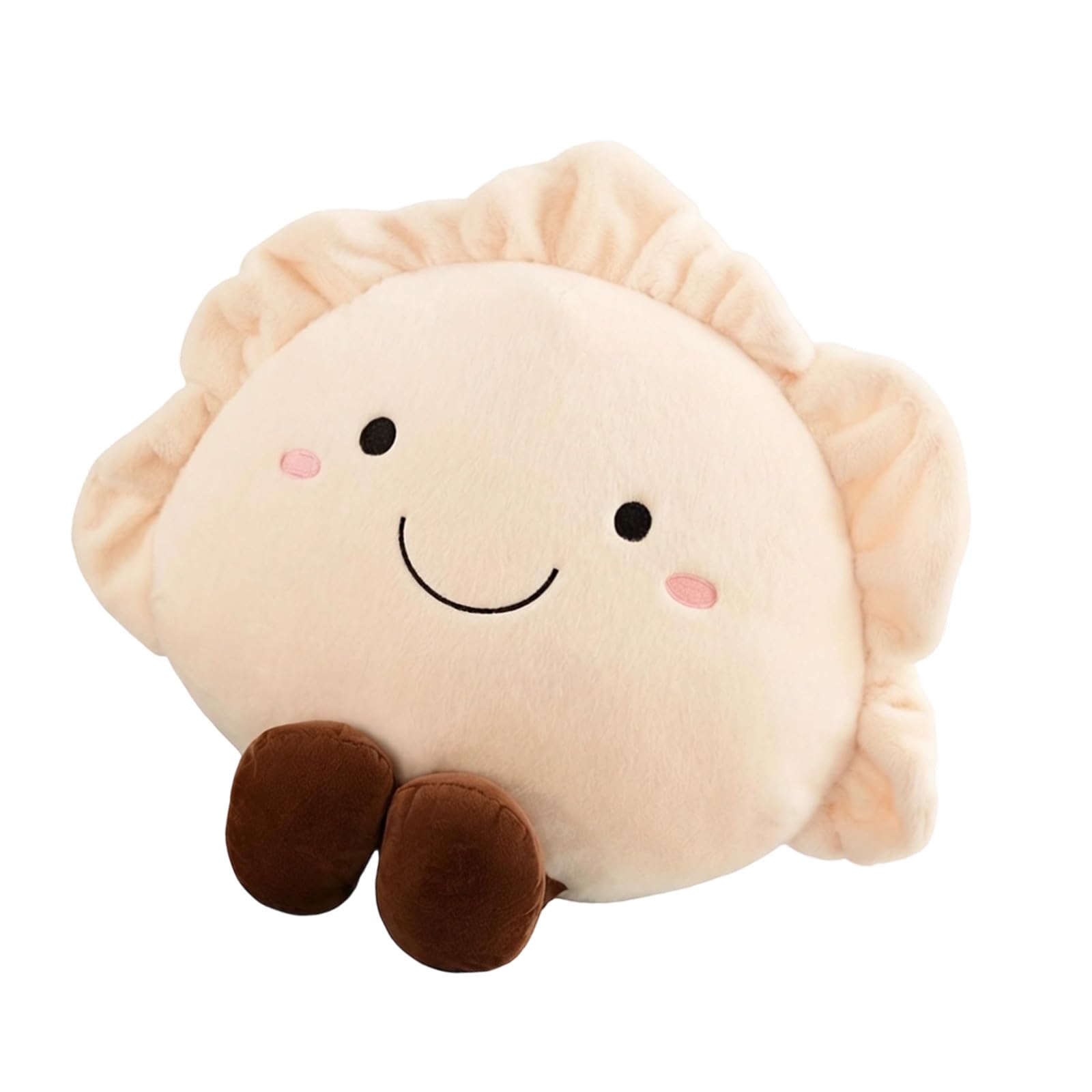 carotoe Dumpling Design Plush Cushion with PP Cotton for Home Decor Pillow