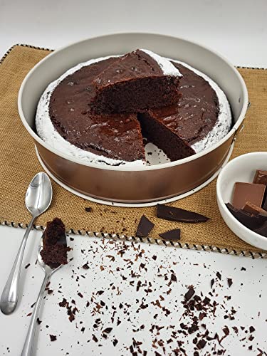 Patisse Ceramic Round Springform With Non-Stick Surface, Cream/Copper #TOP4