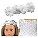 ZITA ELEMENT 2 Piece 18 Inch Doll Clothes Outfits Little Angel - White Satin and Tule Holy First Communion Dress with Hairband Gift for Girls (Doll not Included)