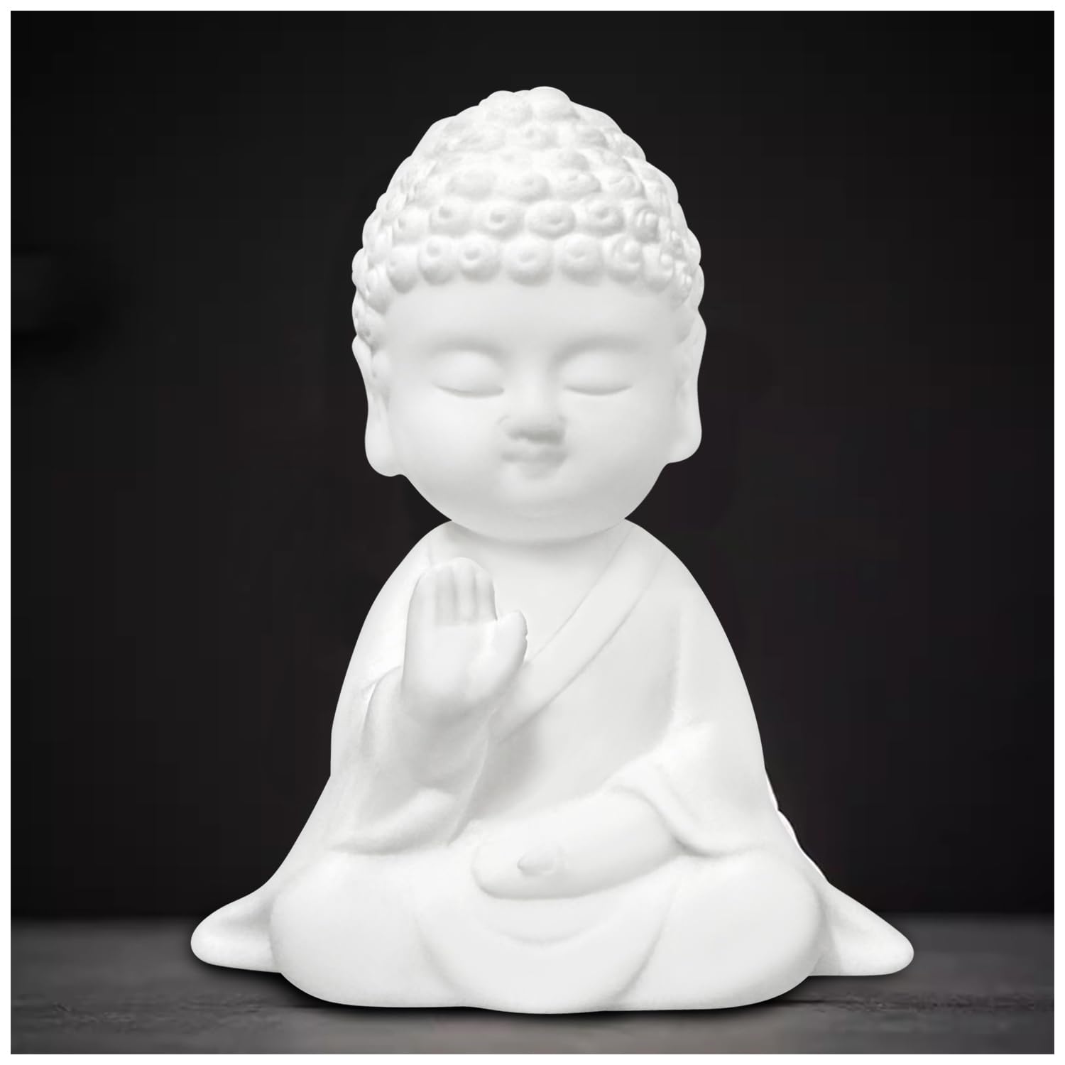 Amazon.co.jp: EHERDM セラミック小仏像 白い赤ちゃん仏像 ホーム
