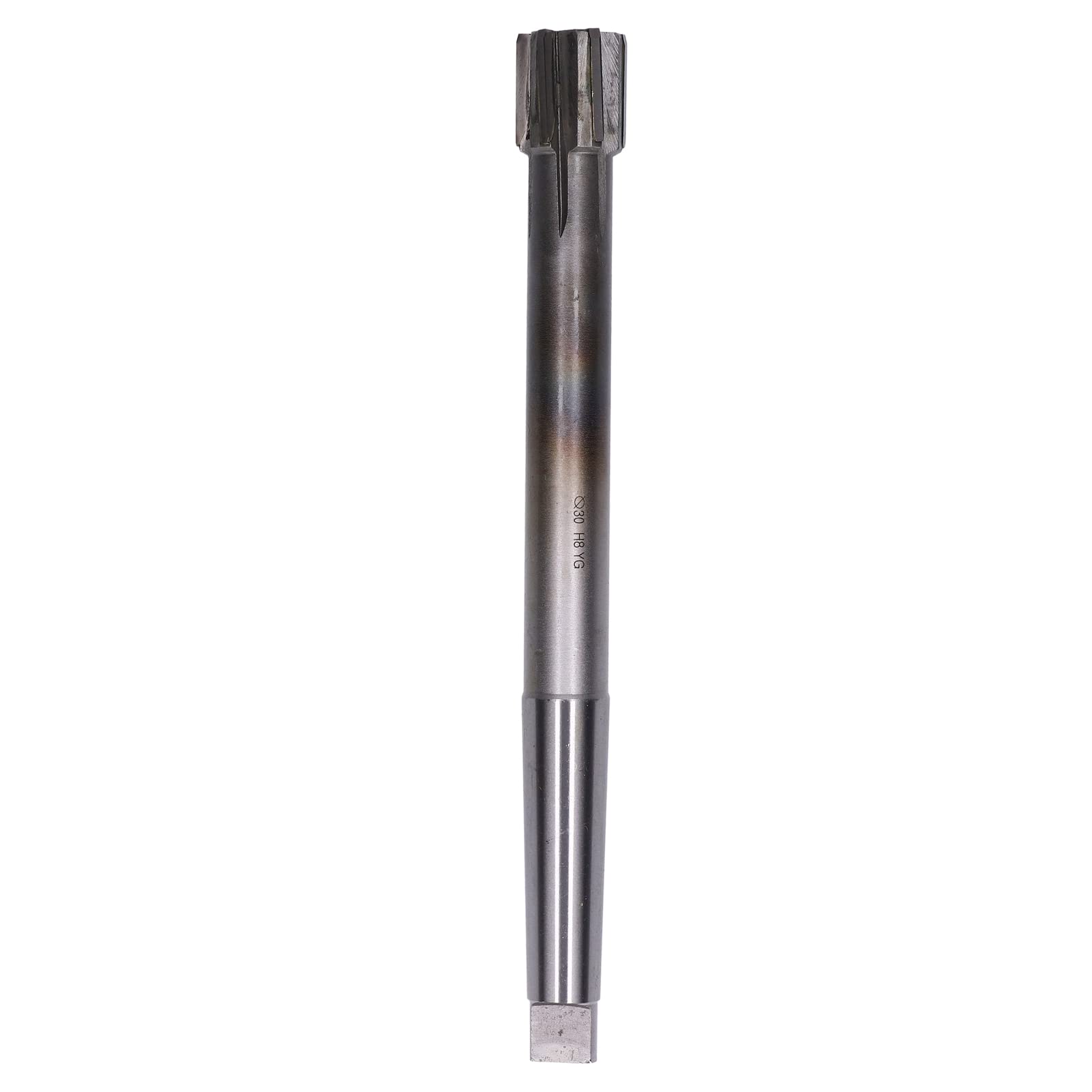 H8 Accuracy Chucking Reamer, YG8 Cemented Carbide Taper Shank, Quenching for Enhanced Hardness, Suitable for Multiple Metal Materials, ?28mm 6