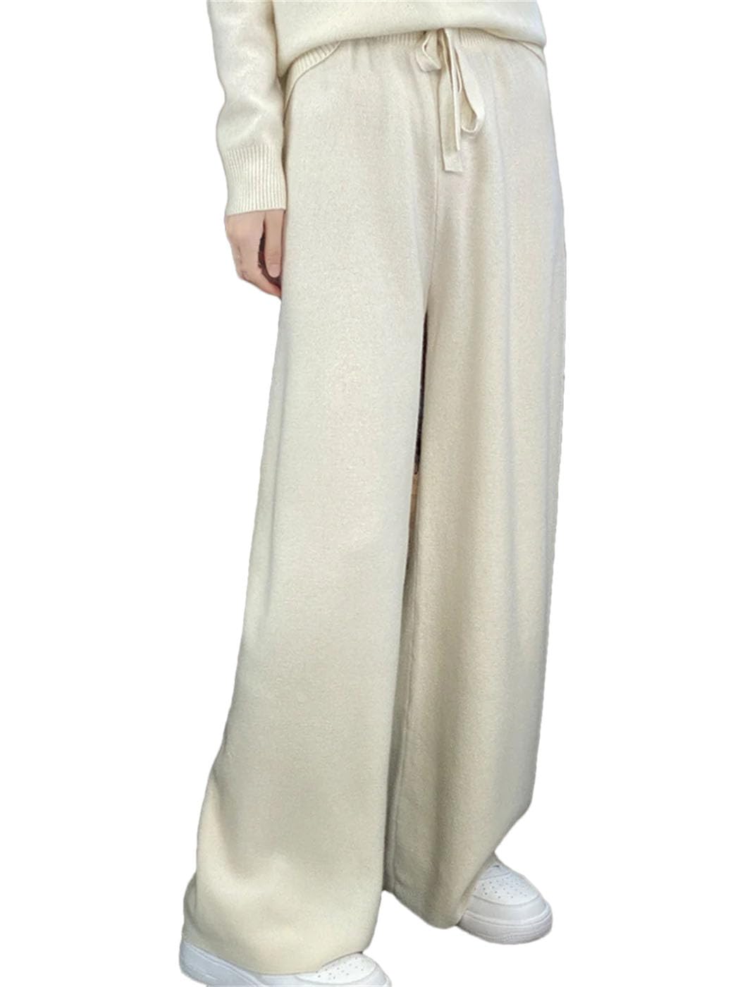 Pantalon en maille pour femme idéal pour un hiver cocooning en S