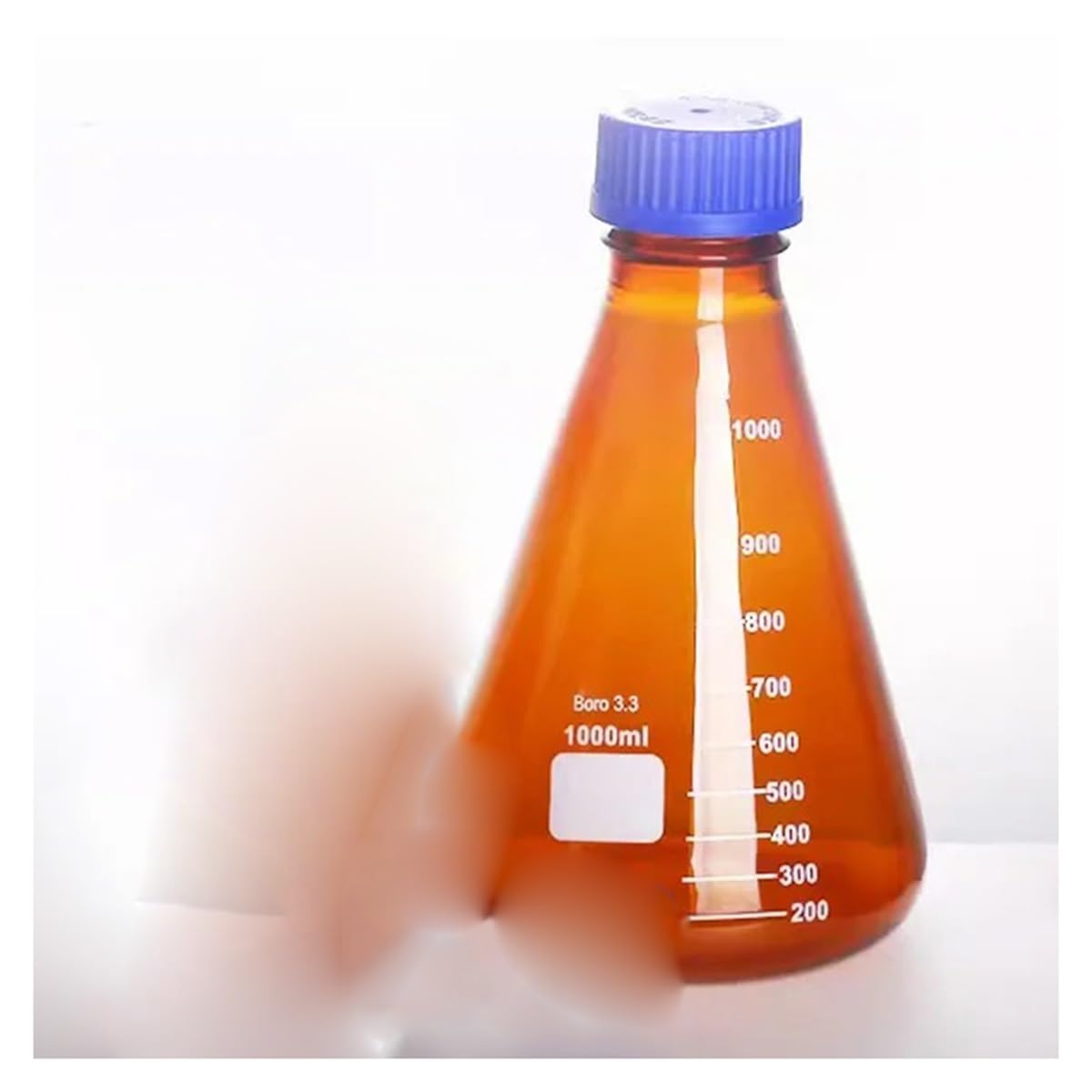 Attrezzature e forniture di laboratorio Matraccio conico ad alta temperatura in vetro borosilicato triangolare da 50/100/150/250/500/1000 ml