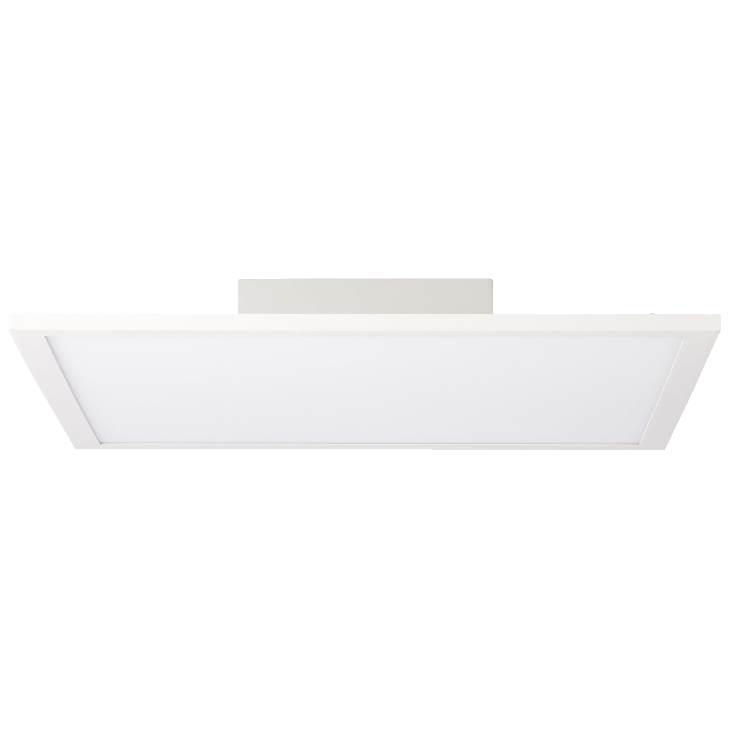 Lightbox Plafoniera a pannello LED plafoniera, luce bianca calda, 40 x 40 cm, 24 Watt, 2400 Lumen, 2700 Kelvin, metallo/plastica, bianco