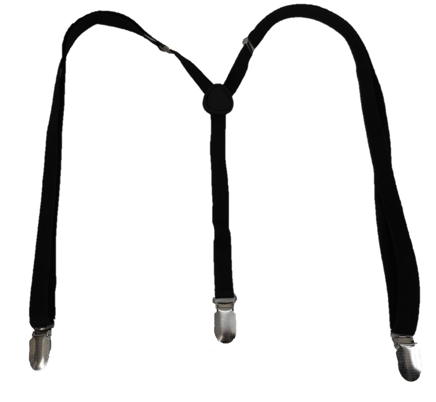 Mazeys Men's 3 Clips Black Skinhead 1/2 Inch Braces… (3 Clips Black)